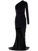 Balenciaga Long asymmetrical one-shoulder dress