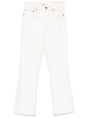 Jeans de mezclilla Tory Burch - blanco
