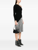 Bolso mini con barra en T de Alexander McQueen