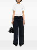 Camiseta de algodón con adornos de pedrería Golden Goose