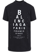Camiseta con estampado de logo Balenciaga