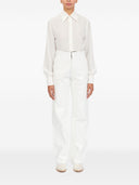 MM6 Maison Margiela Trousers White