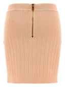 Balmain knitted mini skirt