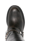 Botas de motorista de cuero Golden Goose