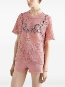 Dolce & Gabbana corded lace short sleeved T-shirt