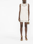 Dolce & Gabbana Sleeveless Lace Mini Dress