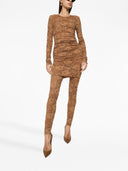 Dolce & Gabbana Short floral lace dress