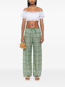 Top con detalle de encaje y hombros descubiertos Ermanno Scervino