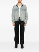 Saint Laurent Distressed Denim Jacket