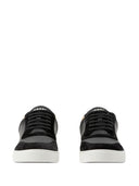 Burberry Leather, suede and check sneakers