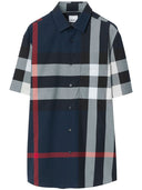 Burberry Somerton Checked Regular-fit Stretch-cotton Shirt