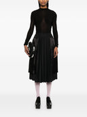 Comme Des Garcons Pleated midi skirt