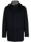 Brunello Cucinelli Detachable hood padded coat