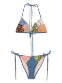 Zimmermann Patchwork Print Bikini Set