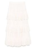 Zimmermann Lucky embroidered skirt