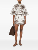 Zimmermann Ascension Embroidered Shirt