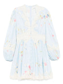Zimmermann Lucky plunging lace mini dress