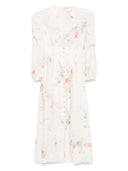 Zimmermann Lucky low-cut lace midi dress
