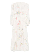 Zimmermann Lucky low-cut lace midi dress