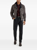 Brunello Cucinelli Crew neck T-shirt in cotton jersey with logo