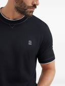 Brunello Cucinelli Contrast-stitching T-shirt