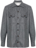 Camisa efecto mélange Brunello Cucinelli