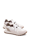 Кроссовки из телячьей кожи и замши Brunello Cucinelli