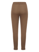 Pantalones de mezcla de algodón y seda Brunello Cucinelli