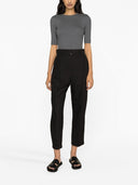 Camiseta de algodón elástico con ribete Monili de Brunello Cucinelli