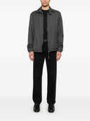 Brunello Cucinelli Crew neck T-shirt in cotton jersey with logo and faux layering