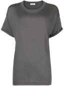 Camiseta de manga corta con cuello redondo Brunello Cucinelli