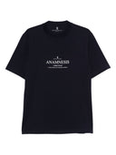 Camiseta de algodón tipo jersey con cuello redondo y estampado de Brunello Cucinelli