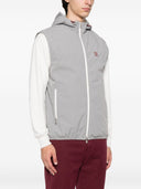 Жилет с капюшоном и застежкой-молнией Brunello Cucinelli