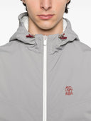 Жилет с капюшоном и застежкой-молнией Brunello Cucinelli