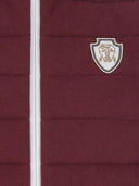 Chaleco acolchado con placa de logotipo Brunello Cucinelli