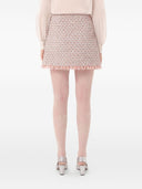Valentino Ribbon Tweed Skirt
