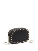 Bolso bandolera mini Rockstud de Valentino Garavani en piel de becerro granulada