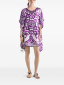 Dolce & Gabbana Majolica print twill kaftan