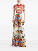 Dolce & Gabbana Striped Polo Top