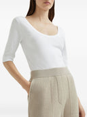 Joggers de punto acanalado Brunello Cucinelli