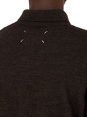 Maison Margiela Elbow-patch wool polo shirt