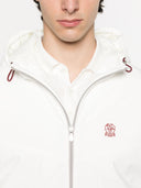 Brunello Cucinelli Hooded zip-fastening jacket