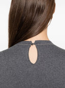 Brunello Cucinelli Jersey de algodón con cuello redondo