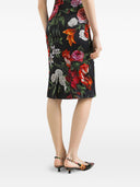 Dolce & Gabbana Flower print satin dress