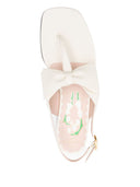 Sandalias destalonadas con lazo decorativo Valentino Garavani