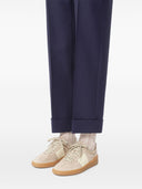 Кеды Valentino Garavani Upvillage на низкой подошве из сплит-кожи и наппы