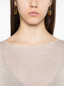 Camiseta de manga larga con cuello redondo Brunello Cucinelli