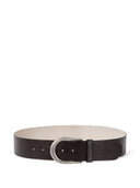 Brunello Cucinelli Glossy calfskin belt
