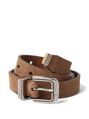 cinturón de cuero con hebilla de Brunello Cucinelli