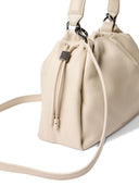 Bolso tipo cubo pequeño Mellow de Brunello Cucinelli en piel suave con monili